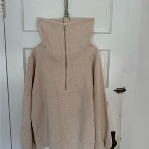 Varley High-Neck Cream Sweater